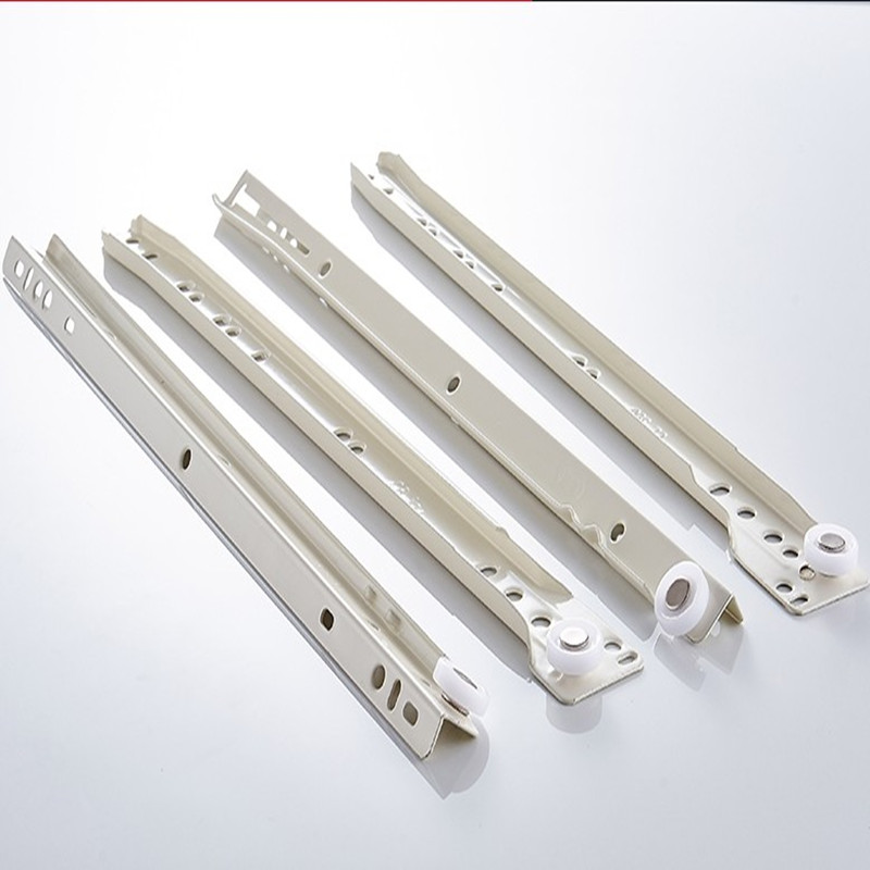 Drawer Slide Pair - Ladegeleiders Twee kastrails Verdikking Computertafel Chute
