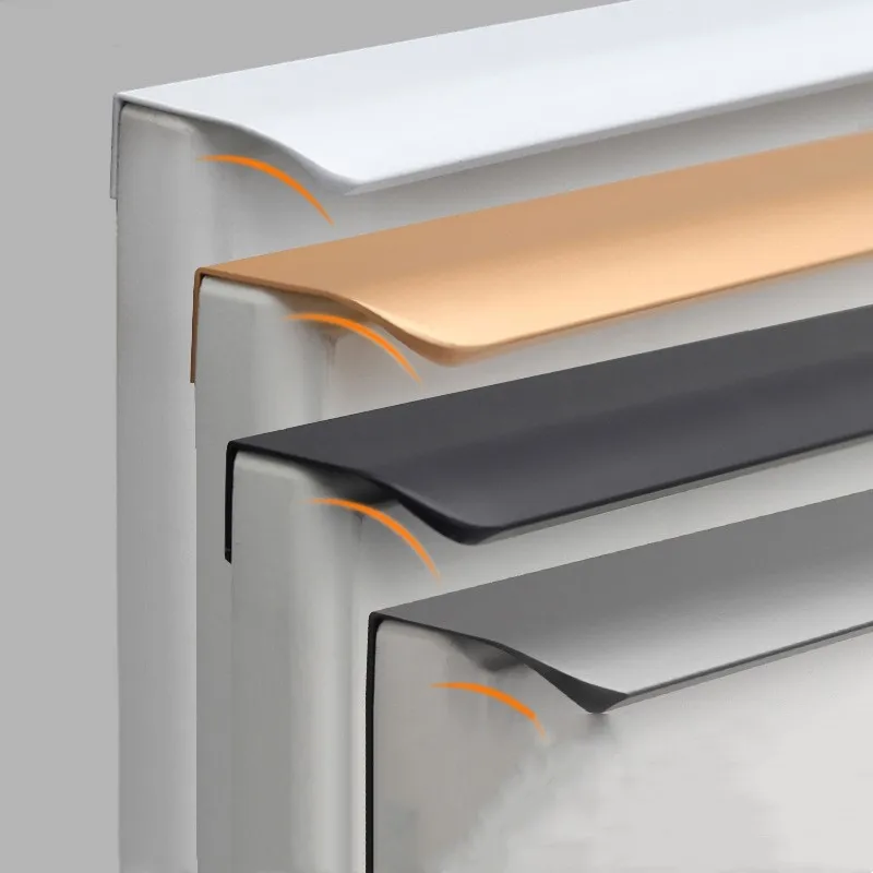 Drawer Pull Gold - Gouden keukenkast kastdeur onzichtbare kaptafel ladeknop