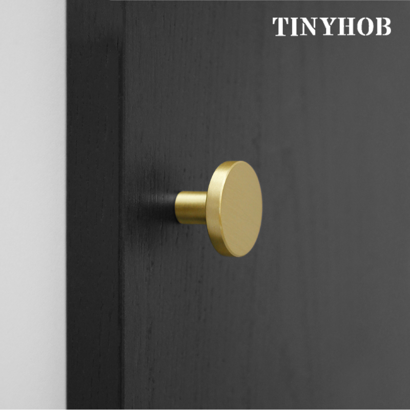 Drawer Pull Gold - Ronde messing dressoir knoppen lade trekt