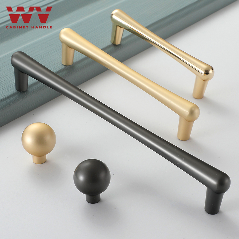 Furniture Hardware Items - WV keukenkast opberghandvat dressoirkast zwart goud