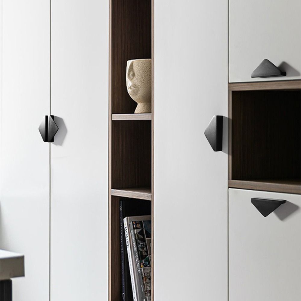 Driehoekige kastdeurgreep, hal - Furniture Hardware Black recensie en prijs