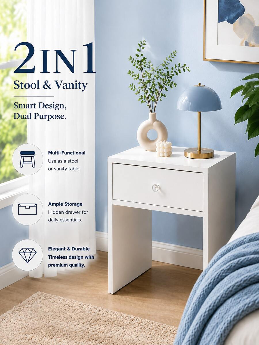 2-in-1 opbergkruk & nachtkastj - Furniture Hardware Restoration recensie en prijs