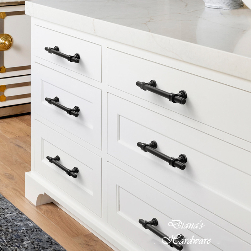 Moderne eenvoudige zwarte hand - Furniture Hardware Black recensie en prijs
