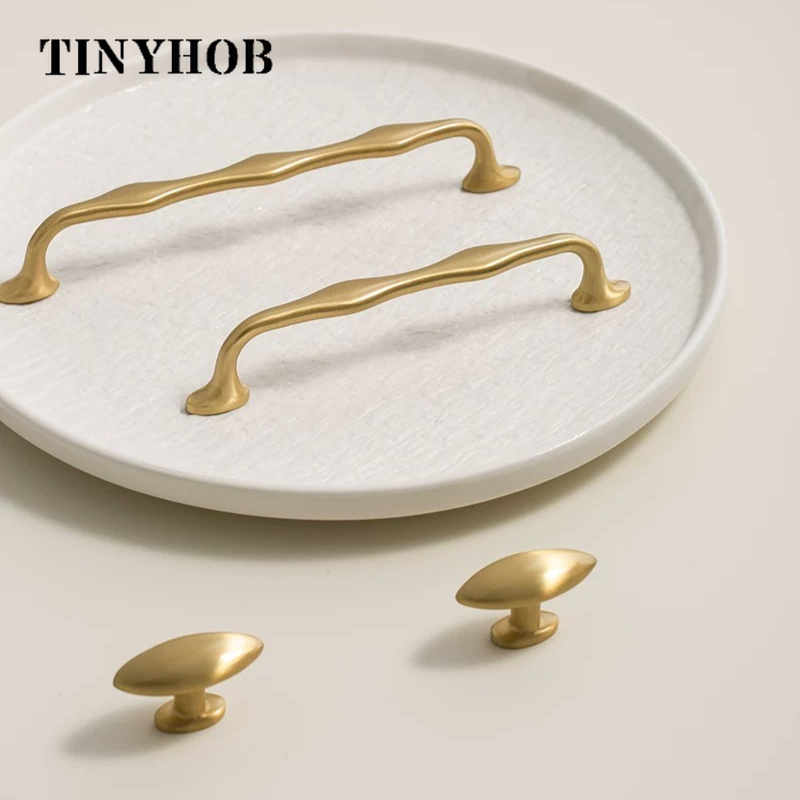TINYHOB Matte Goud Massief Mes - Drawer Pull Gold recensie en prijs