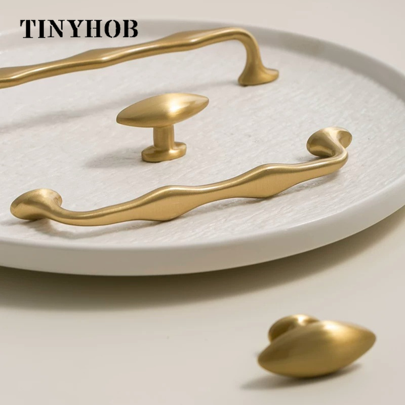 TINYHOB Matte Goud Massief Mes - Drawer Pull Gold recensie en prijs