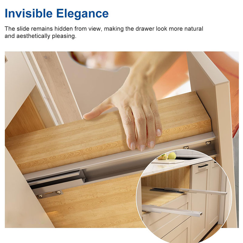 Push-to-open 1 paar onderbouw  - Drawer Slide Pair recensie en prijs