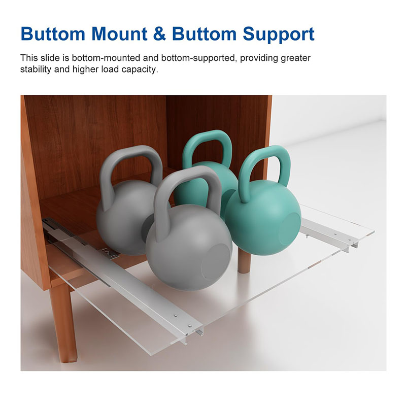 Push-to-open 1 paar onderbouw  - Drawer Slide Pair recensie en prijs