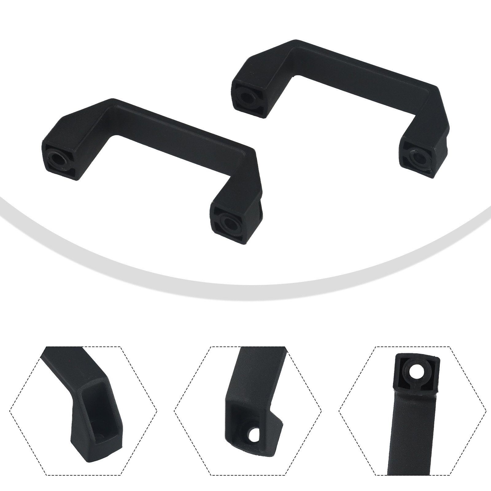 2 STUKS Verdikte Nylon Kastdeu - Furniture Hardware Black recensie en prijs