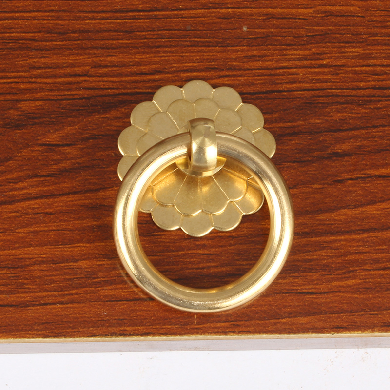 Antiek Messing Kast Ring Knopp - Drawer Pull Gold recensie en prijs
