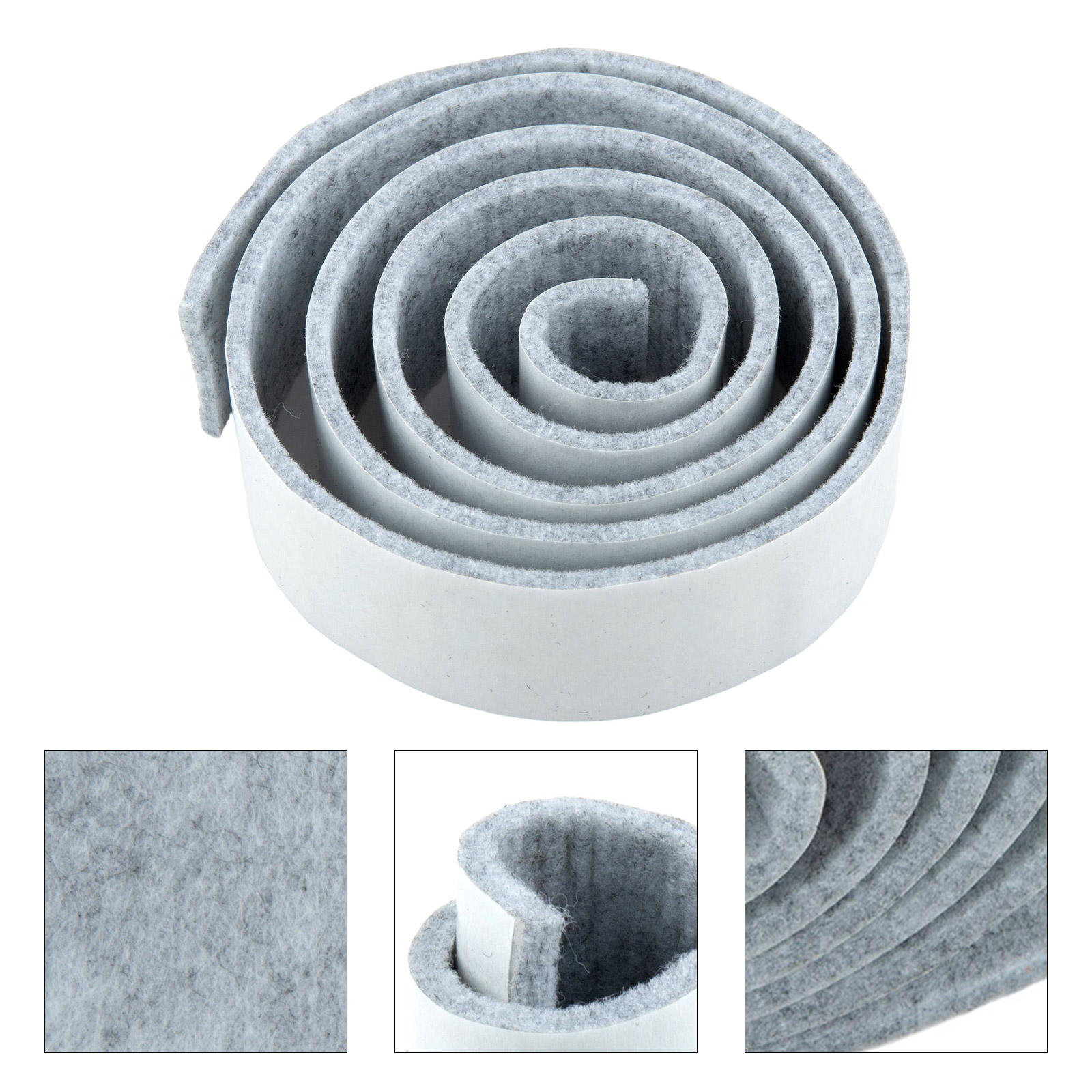 Stille viltstrip, zelfklevende - Furniture Hardware Black recensie en prijs