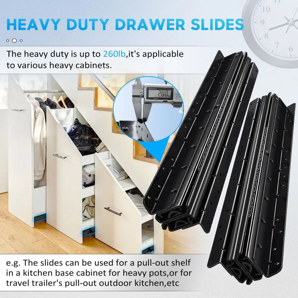 Onderbouw ladegeleiders voor z - Drawer Slide Pair recensie en prijs