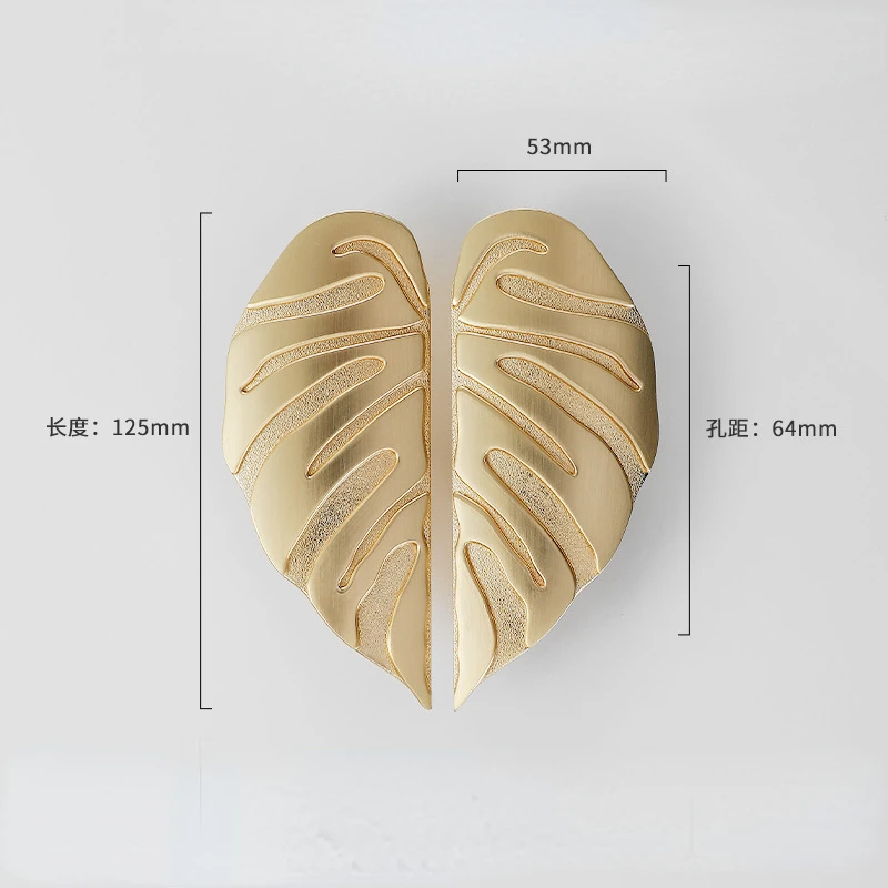 Blad Handvat Zwart Goud Blader - Drawer Pull Gold recensie en prijs