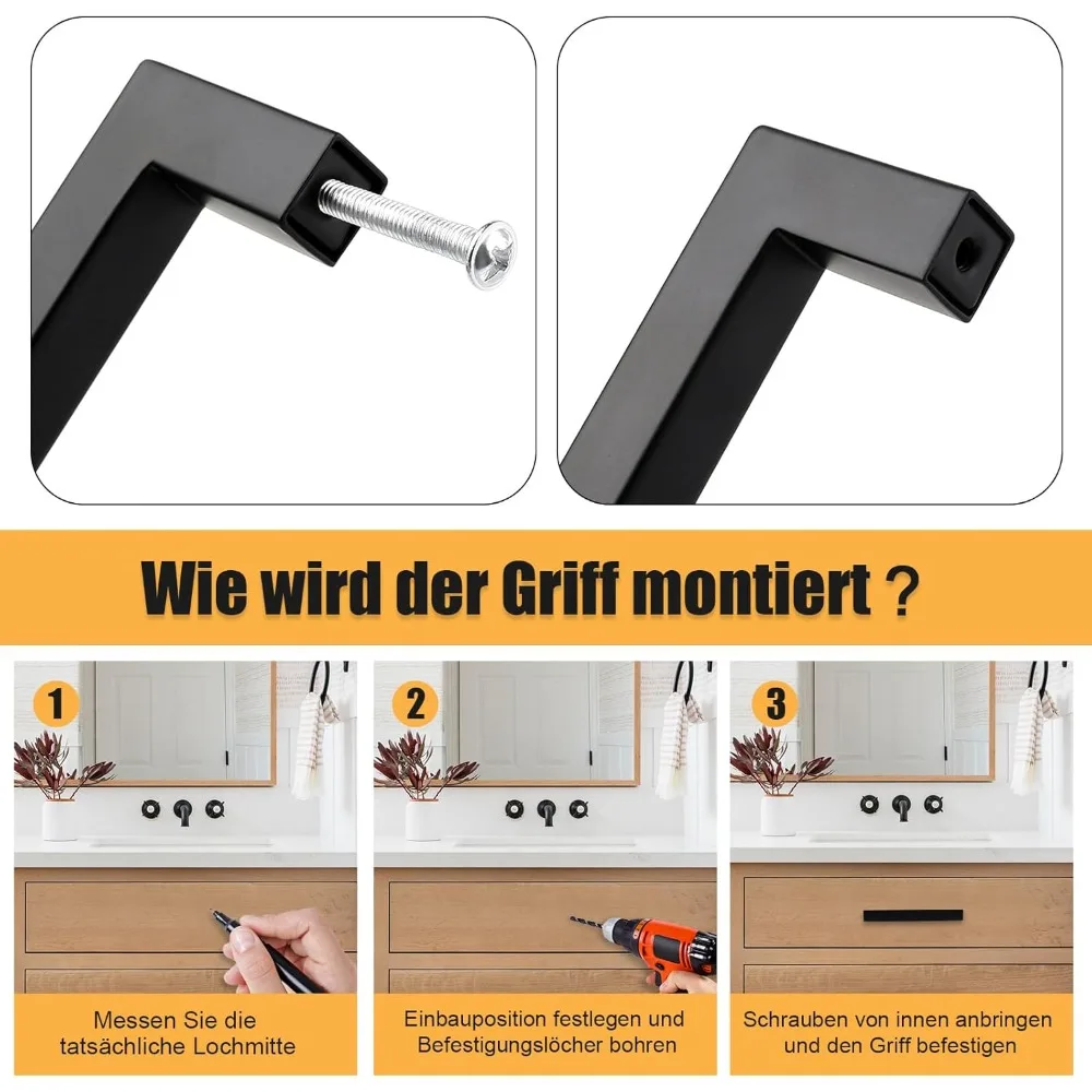 6/18pcs RVS Vierkante Meubelbe - Furniture Hardware Restoration recensie en prijs