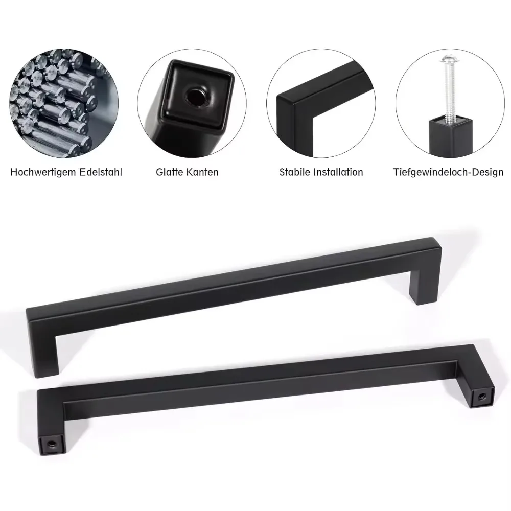 6/18pcs RVS Vierkante Meubelbe - Furniture Hardware Restoration recensie en prijs