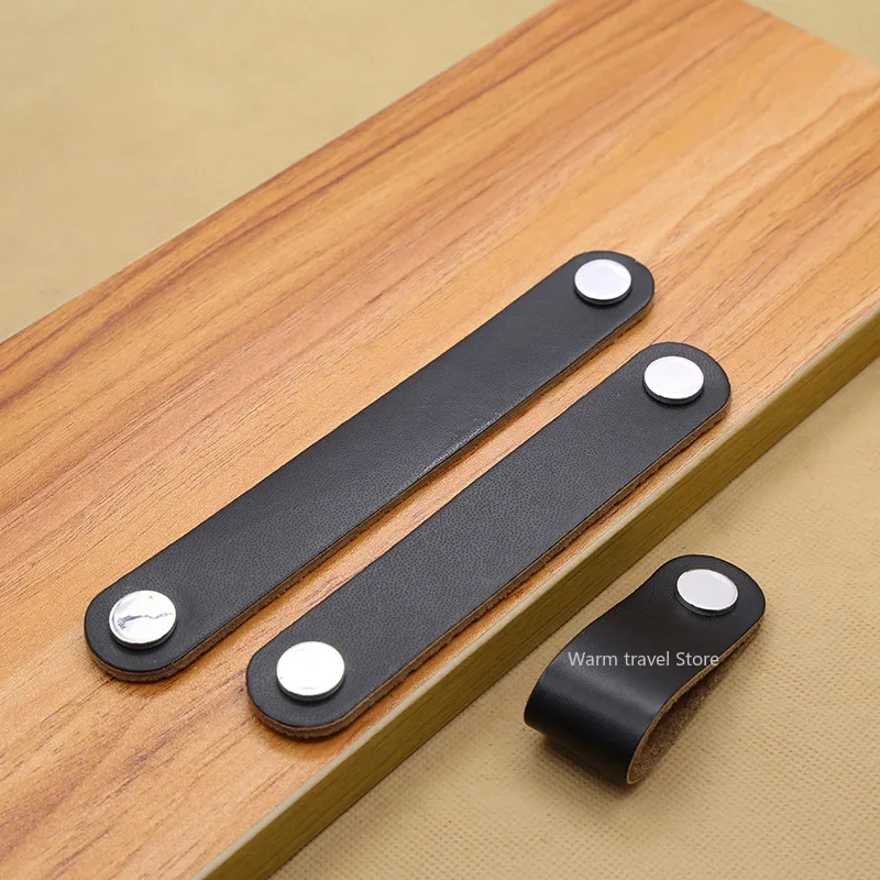 1 stuks lederen handvat tas ha - Furniture Hardware Black recensie en prijs
