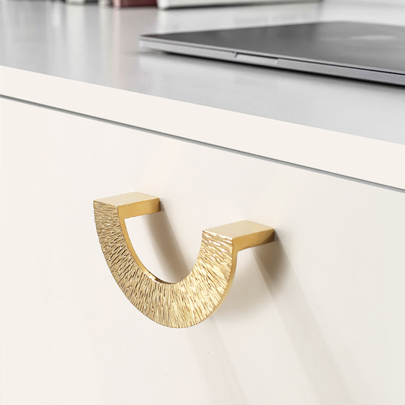 Luxe halfronde meubelkast hand - Drawer Pull Gold recensie en prijs