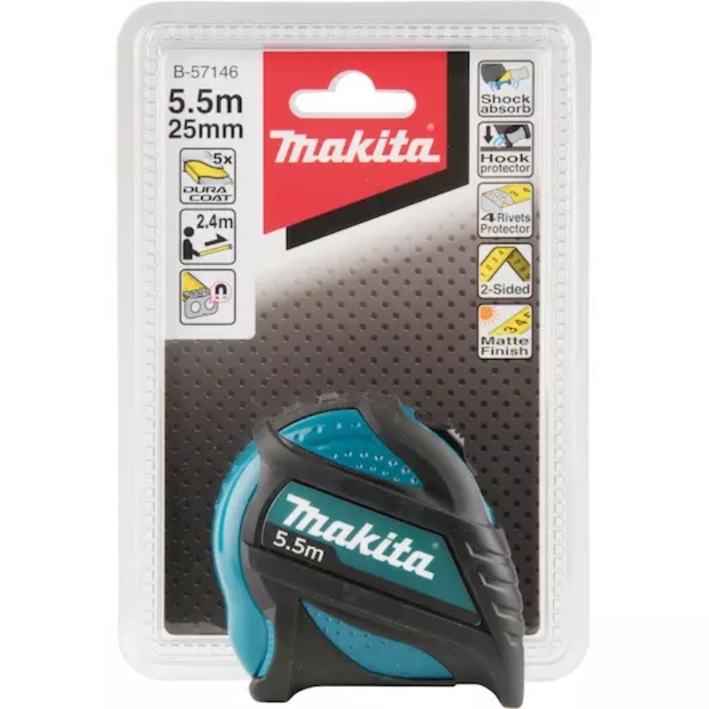 Makita B-57146 meetlint 5,5 m  - Stanley Tape 25Ft recensie en prijs